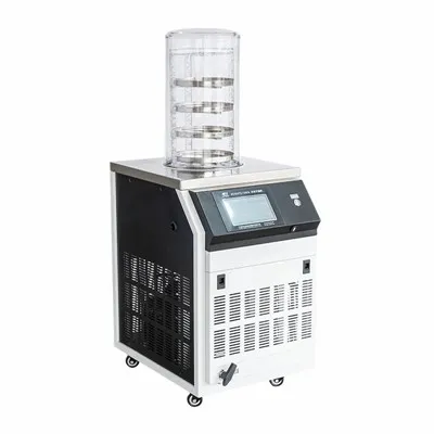 SCIENTZ-12N Laboratory Lyophilizer Big LCD Display Heating Function Freeze Dryer Machines