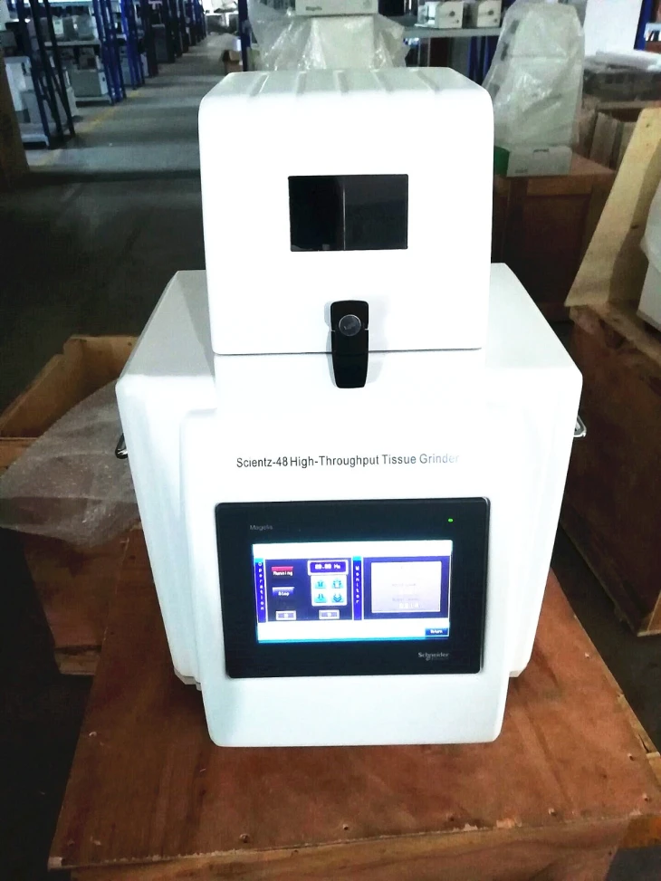 Lab Large LCD Touch Display High-throughput Tissue Grinder With Ball Mill