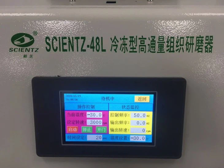 High throughput Laboratory tissue grinder with 48 well