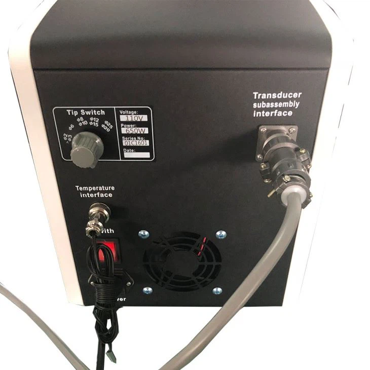 by ultrasonic homogenizer